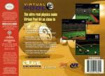Virtual Pool 64 Box Art Back